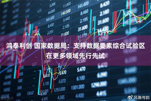 鸿泰利创 国家数据局：支持数据要素综合试验区在更多领域先行先试
